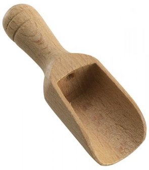 Theeschepje hout-7cm