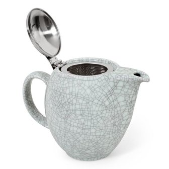 Teapot S 350ml-crackle blue-grey