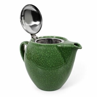 Teapot L 580ml-crackle green