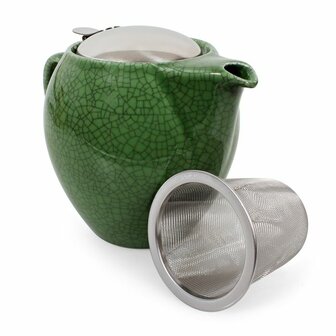 Teapot L 580ml-crackle green