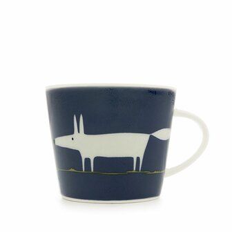 Mr Fox Mug 350ml-Indigo