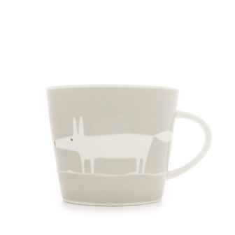 Mr Fox Mug 350ml-Grey