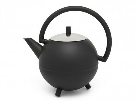 Theepot Duet&reg; Design Saturn 1,2L-mat zwart