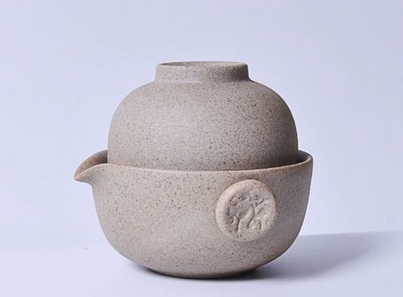 Travel Teaset Tea for One 160ml-Stone