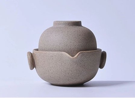 Travel Teaset Tea for One 160ml-Stone