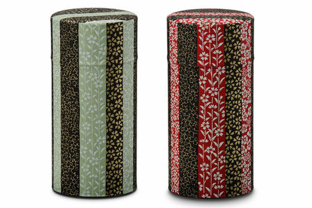 Washi canister Red/Black with inner lid 200gr