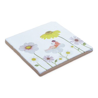 Omringd door Bloemen-Small 10x10cm