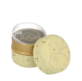 Temari canister Leaf Cream with inner lid 50-80g