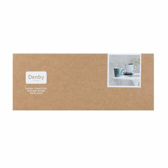 Denby Studio Grey Ridged Mug 400ml 2 Pc Set