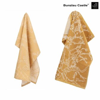 Kitchen Towel 53x60cm-VGM Almond Blossom Yellow