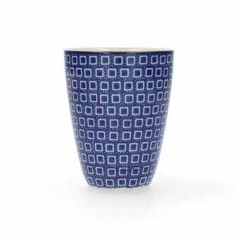 Mug with Ear 340ml-Blue Diamond