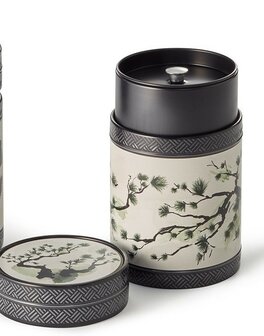 Tin Japan Black Pine with inner lid 150gr