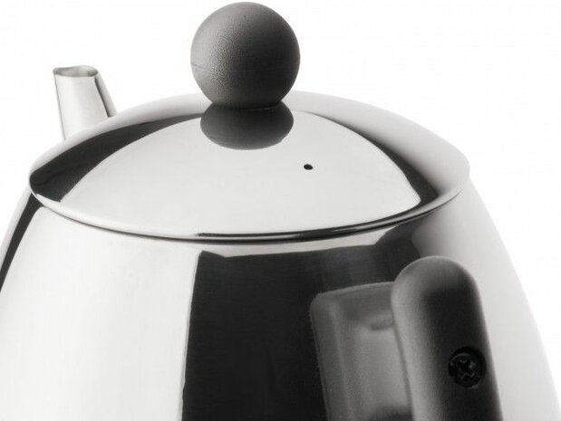 Theepot Duet® Classic 1,2L-zwart beslag