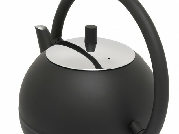 Theepot Duet® Design Saturn 1,2L-mat zwart