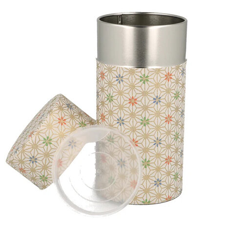 Washi canister White with inner lid 200gr