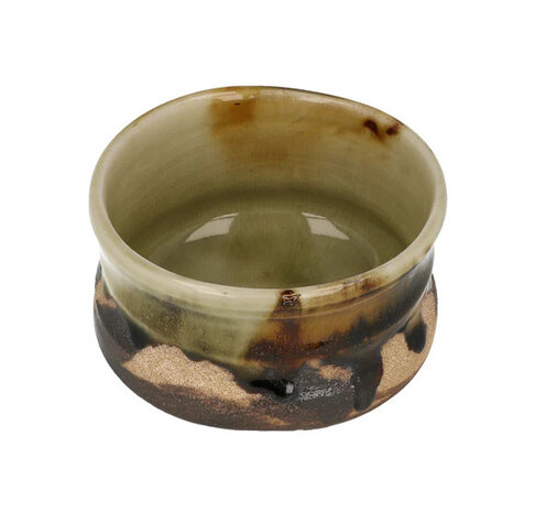 Chawan/Matcha bowl oribe-yaki Oribe green