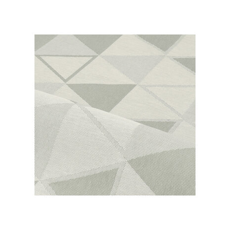 Tea Towel 65x65cm-Triangles Dark Green