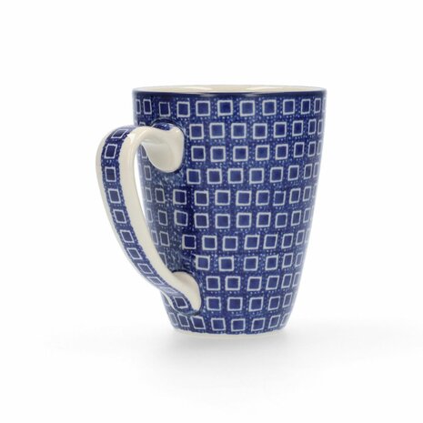 Mug with Ear 340ml-Blue Diamond